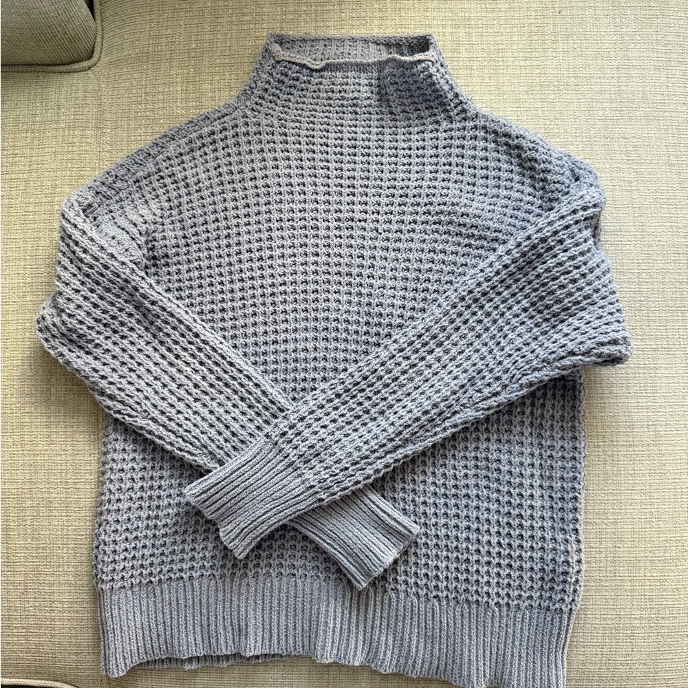 Blue Knit Women’s Sweater